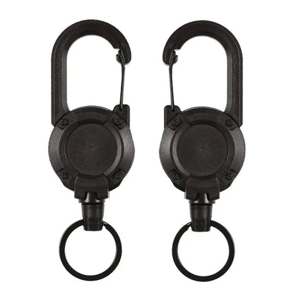 Outdoor Automatic Retractable Steel Wire Luya Anti-theft Tactical Keychain | Skanto