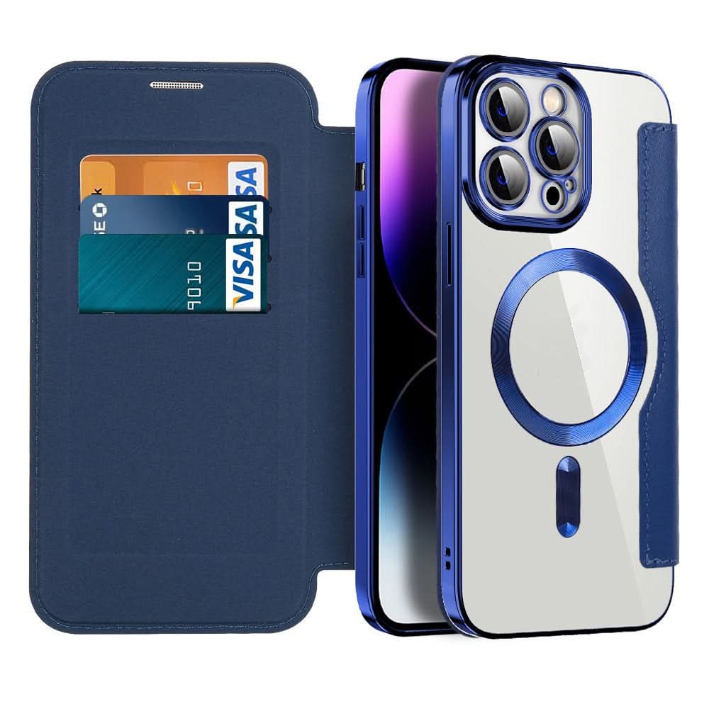 Skanto | Magnetic Leather Flip Case iPhone 11–14 Series