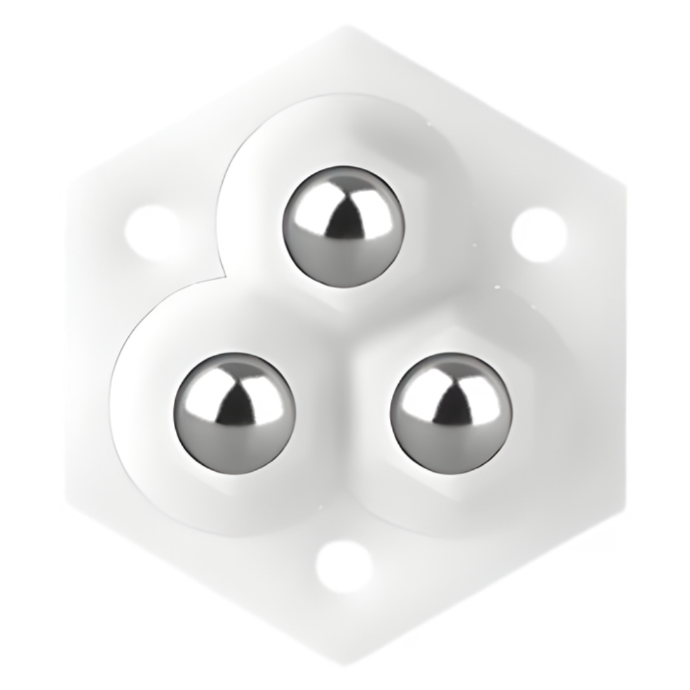 TriGlide 360° Furniture Castors with Ball Bearings | Karnz