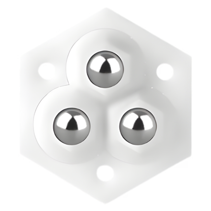 TriGlide 360° Furniture Castors with Ball Bearings | Karnz
