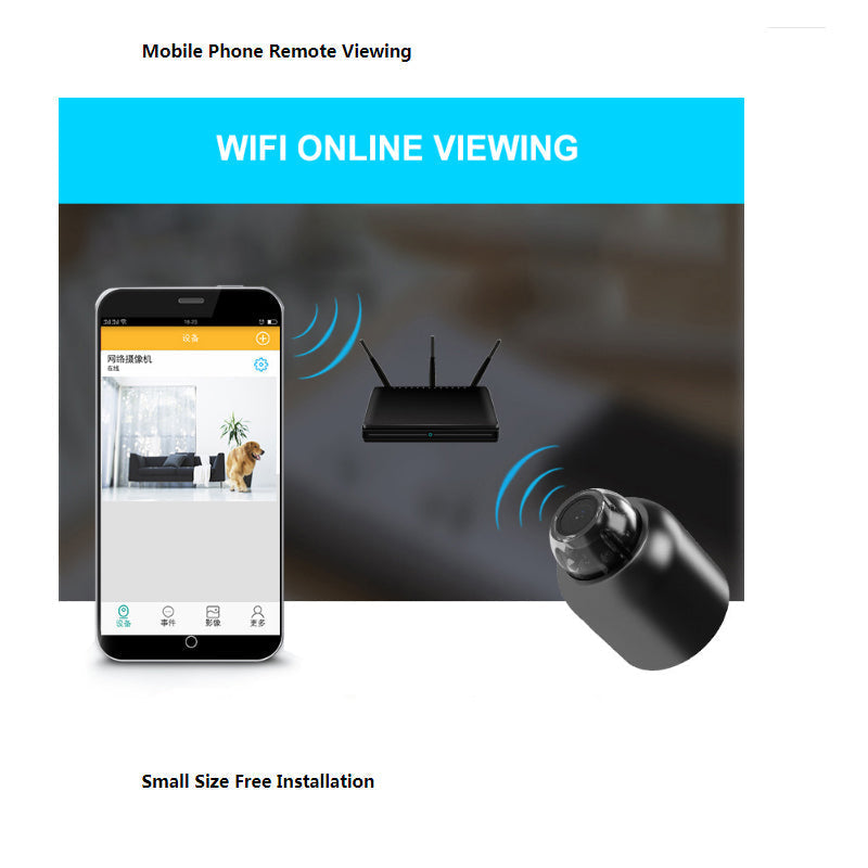 Skanto | Mini Wireless Spy Camera - Hidden CCTV, WiFi, Outdoor Security, Motion Detection