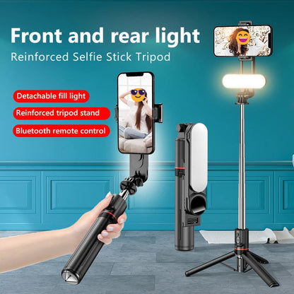 VIvolux | Ultra foldable integrated lighting Selfie Stick Tripod