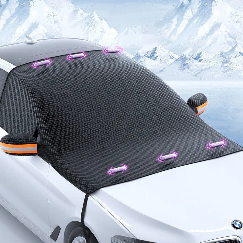 BowLift | Magnetic Car Windshield Snow and Sun Protection Cover – Durable and Compact