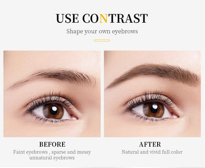 3D waterproof Microblading eyebrow pencil with 4-tip fork, tattoo pen