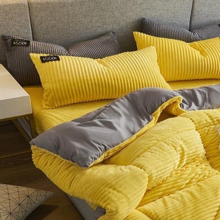 Skanto | Thick Corduroy Velvet Bedding Set