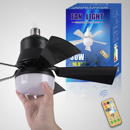 BowLift | 2-IN-1 PORTABLE CEILING FAN & LIGHT with Remote Control