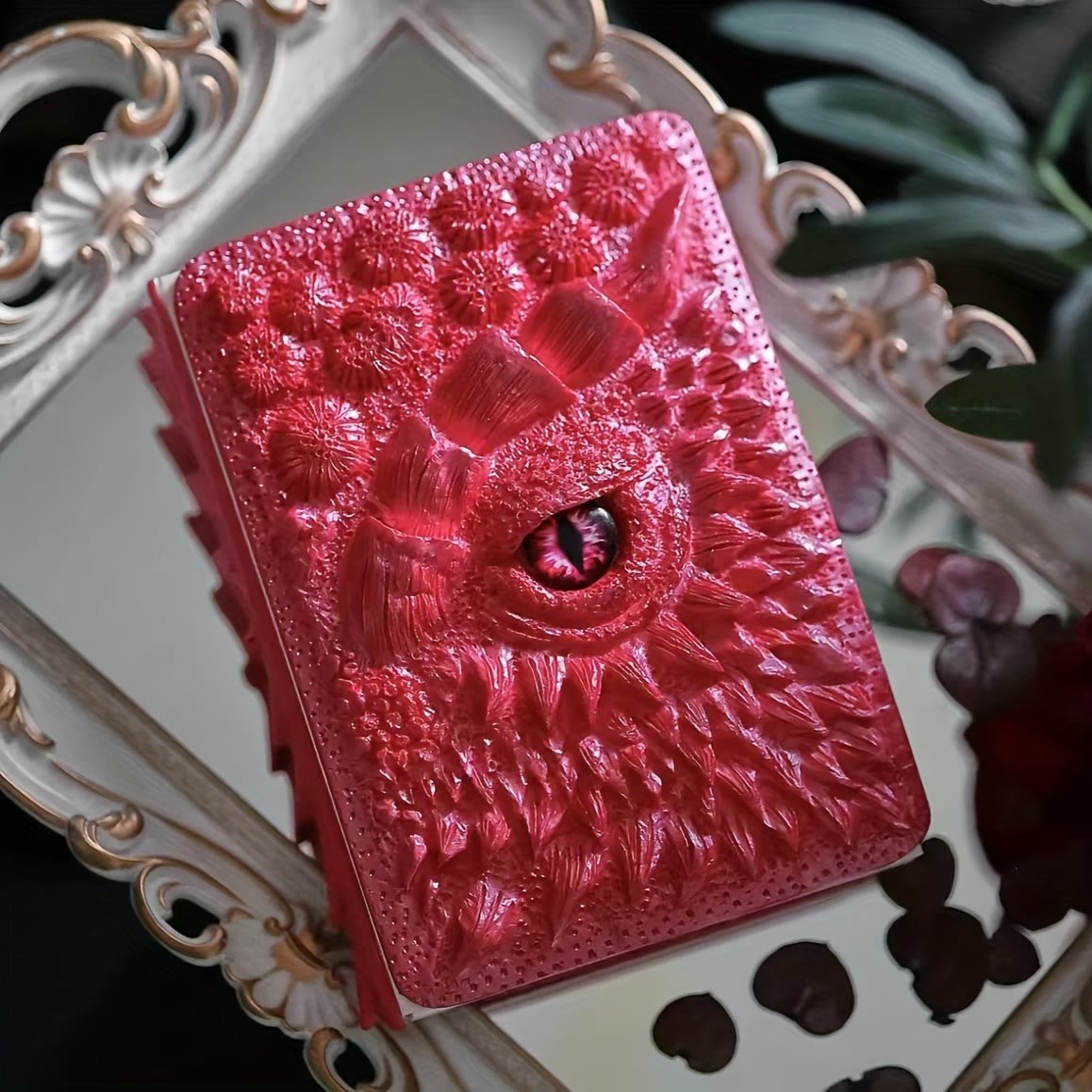 Skanto | Dragon Eye 3D Printed Journal - Handmade Resin Engraved Notebook