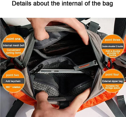Ultralight multifunctional outdoor waist bag