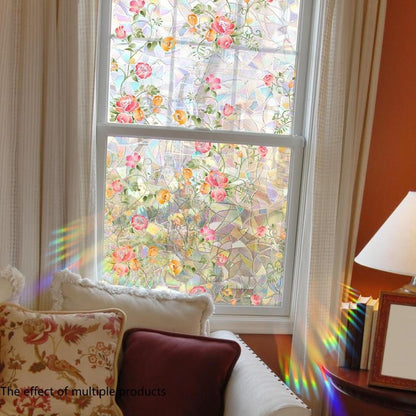 Skanto | Elegant Floral Window Sticker