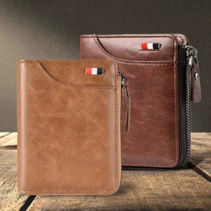 BowLift | Men's multifunctional RFID-blocking, waterproof and durable PU leather wallet for men