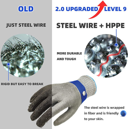 Skanto | Food Grade Stainless Steel Mesh Metal Glove