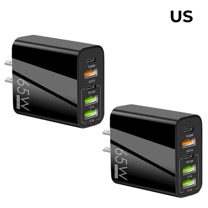 Multi-Port Adapter 65W Fast Charger - US Standard
