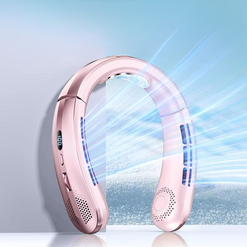 Portable Neck Air Conditioner Fan, rechargeable, bladeless, personal wearable