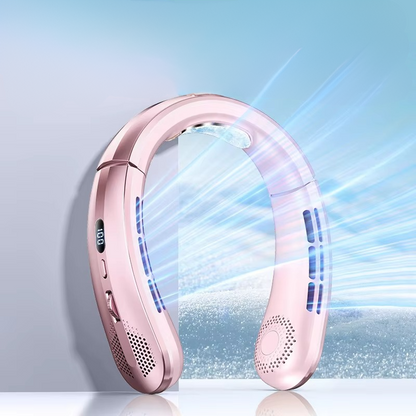Portable Neck Air Conditioner Fan, rechargeable, bladeless, personal wearable