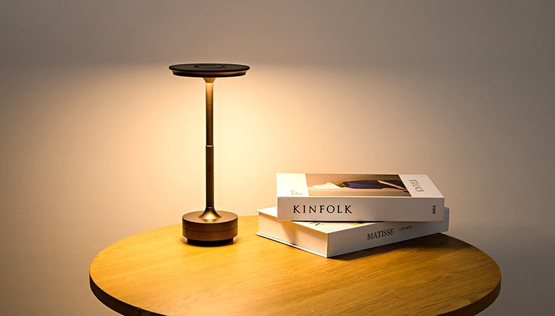 ClarityGlow Luxus Edition | Wireless LED Table Lamp | Brehn