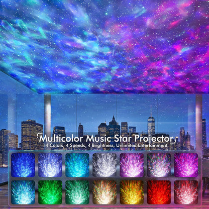 Skanto | 4-in-1 Star and Galaxy Projector with Bluetooth Speaker