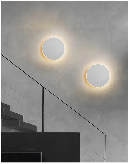 Skanto | Modern Round LED Wall Lamp for Stylish Ambient Lighting
