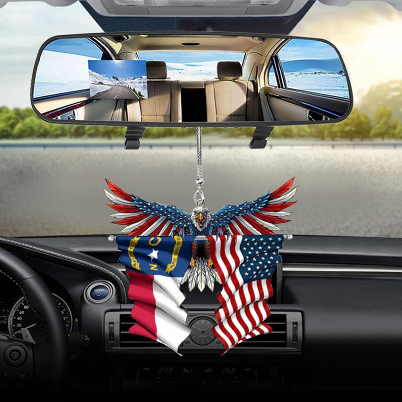 Skanto | Eagle Flag Hanging Ornament for Car