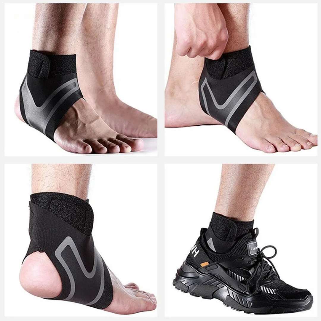 OrthoFlex Adjustable Elastic Ankle Brace | for Injury Recovery - Daily Support Bowlift