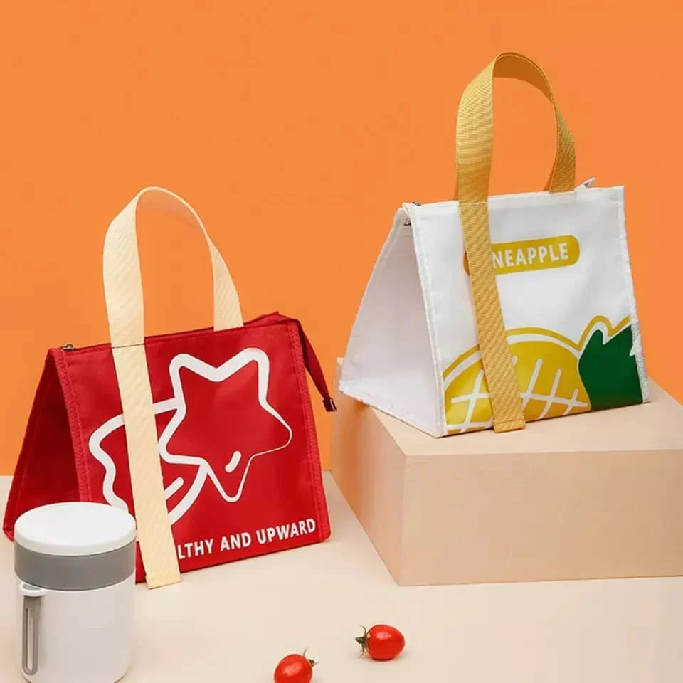 Cartoon Insulated Thermal Food Lunch Bag Bowlift