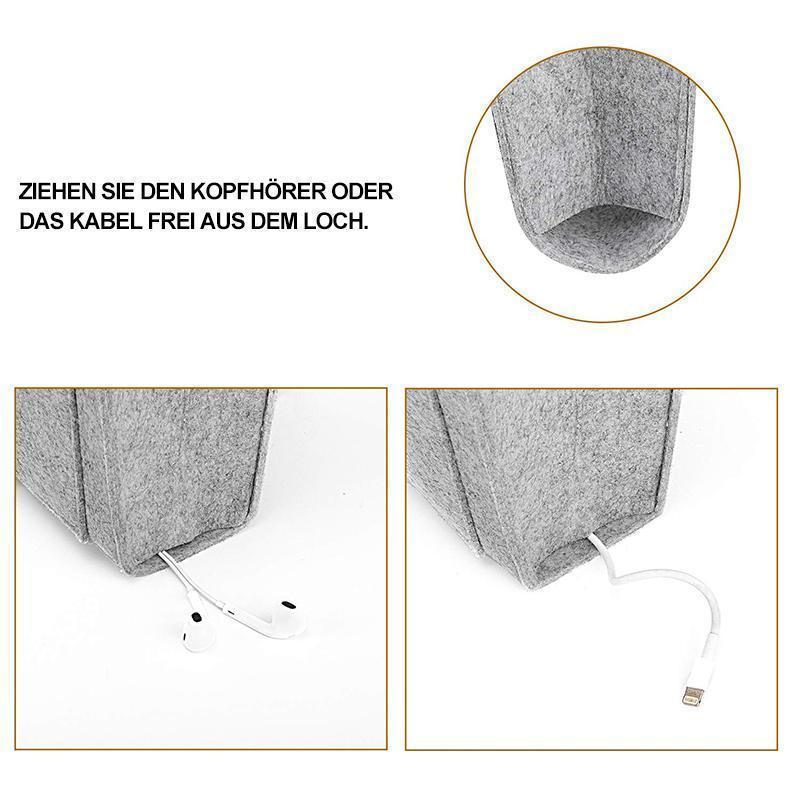 Hanging bag for bedside storage | Karnz