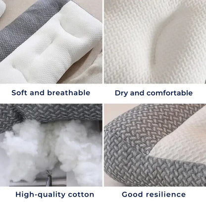 SleepAlign Orthopedic Neck Pillow For Sleeping | Cervical Spine Support - Pain Relief - Reduced Snoring - For All Sleep Positions Bowlift