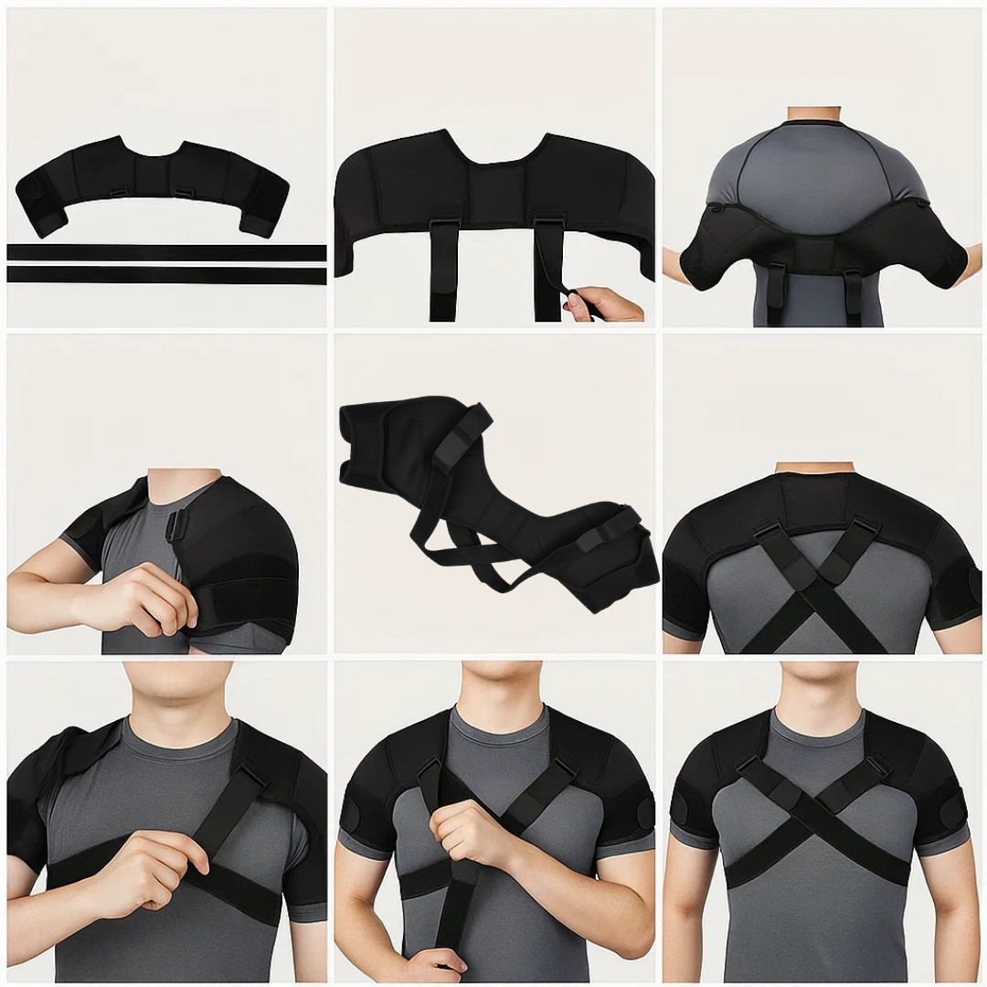 Cross-Compression Stability – Breathable Mesh Comfort – Relieves Shoulder Pain & Improves Posture Bowlift