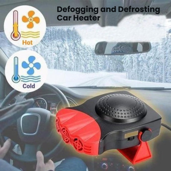 Skanto | Portable Car Heater – 12V Plug-In Defrost & Defog for Quick Winter Warmth