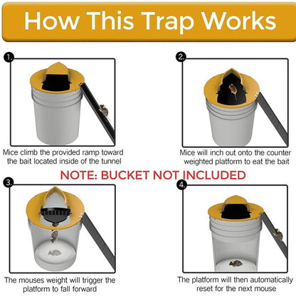 Auto Reset Flip N Slide Bucket Lid/Rat Trap | Bowlift