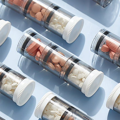 Skanto | Portable High-Capacity Weekly Pill Box