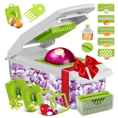 Skanto | 18-Piece Multi-Function Vegetable Chopper Set