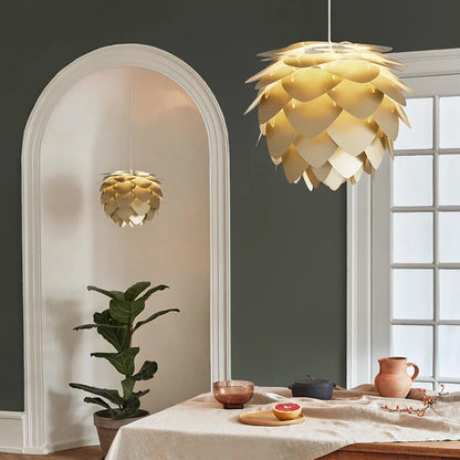 Skanto | Handmade Pinecone Wood Pendant Lamp