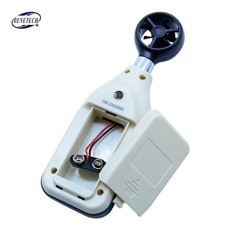 BowLift | Wind Speed Meter with LCD Backlight Display Handheld Windmeter