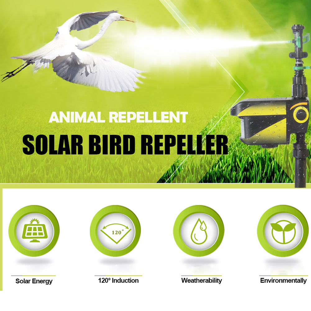 BowLift | Solar Powered Motion Activated Sprinkler for Deer and Garden Pest Deterrent