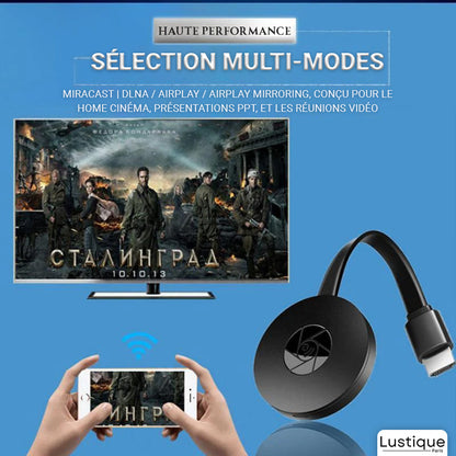 BowLift | Wireless HDMI Display Adapter | MediaLink 1080P WiFi Screen Mirroring for Android, iOS, Windows & Mac