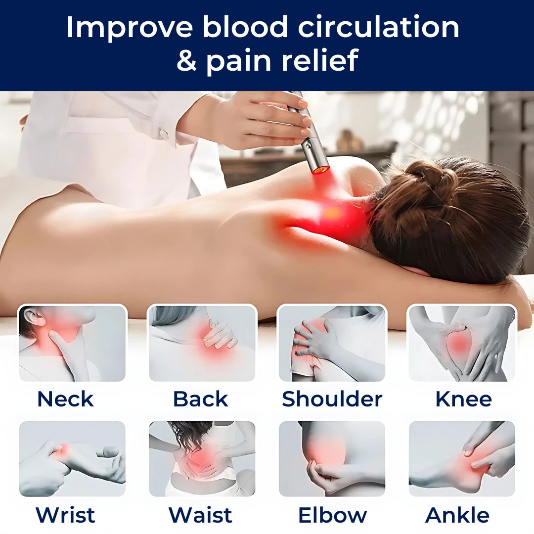 LumiHeal Light Therapy Device for Pain Relief | Reduces Inflammation - Enhances Circulation - Supports Muscle Relaxation - for Chronic Pain Bowlift