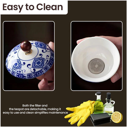 Skanto | Porcelain Gongfu Teaset – Timeless Elegance, Perfect Tea Experience