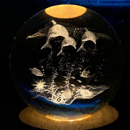 Skanto | Glowing Moon Crystal Ball