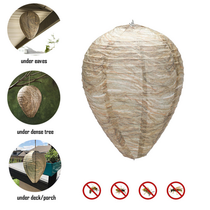 BowLift | Wasp Nest Defense Lamp – Hanging Protection Net Against Wasps and Insects
