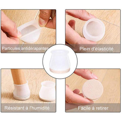 Protective cover with felt padding for table and chair legs | Karnz