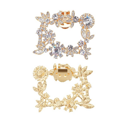 Skanto | Detachable Rhinestone Heels with Buckle