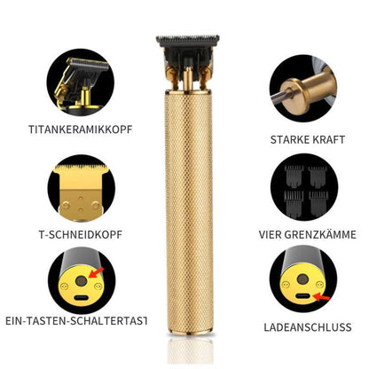 Skanto | Vintage Oil Head Gradient Engraving Electric Hair Clipper