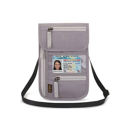 Travel wallet with RFID blocking