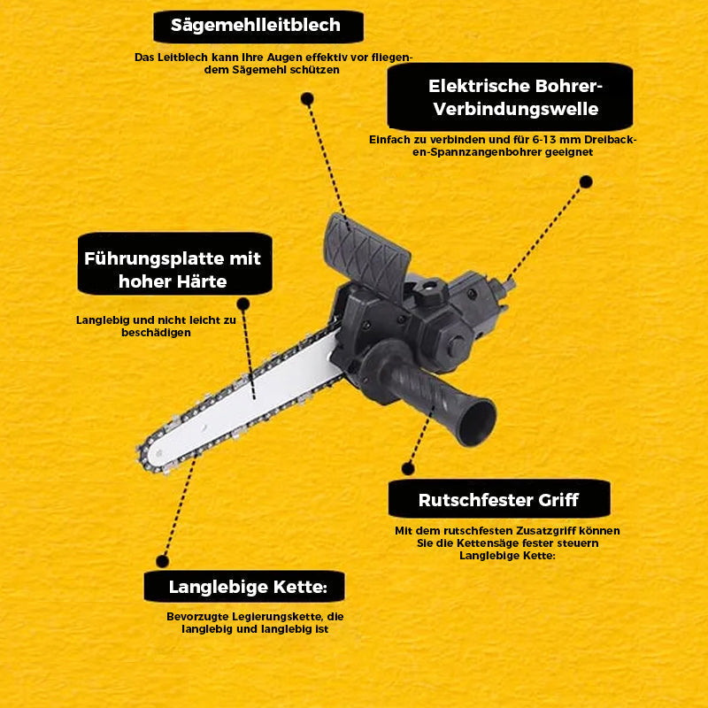Skanto | Electric Chainsaw Drill Attachment