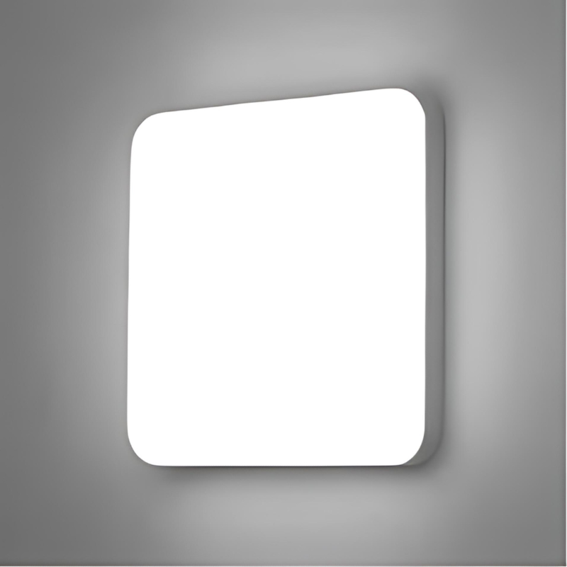 Moisture-resistant LED wall light with modern design for outdoor areas