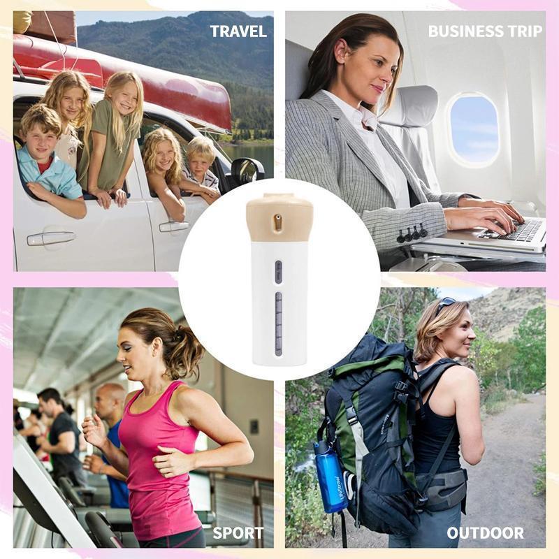4-in-1 Lotion Shampoo Gel Travel Dispenser | Karnz