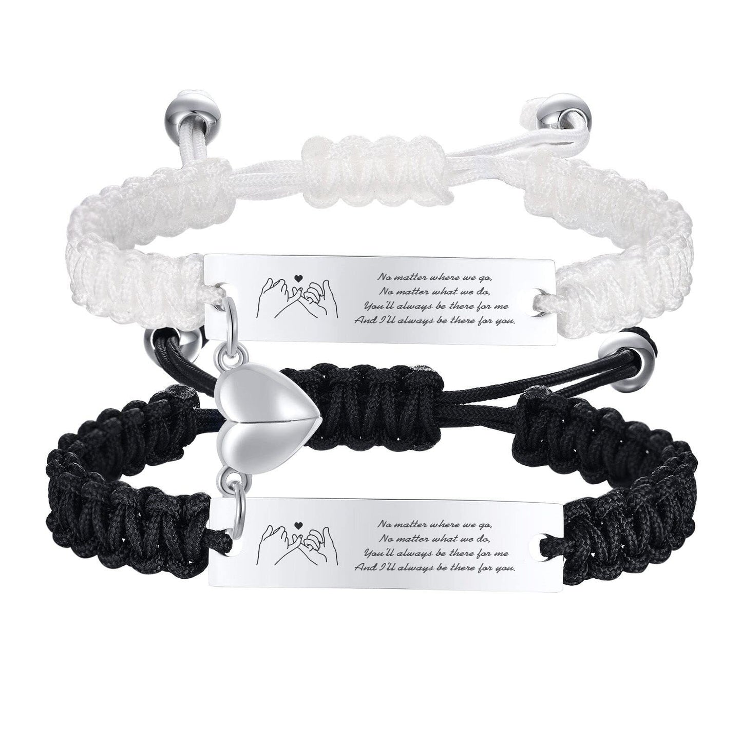 Skanto | Magnetic Couple Braided Bracelets