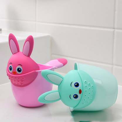 BowLift | Kids Shampoo Rinse Cup – Bunny Shampoo Head Washer for Kids