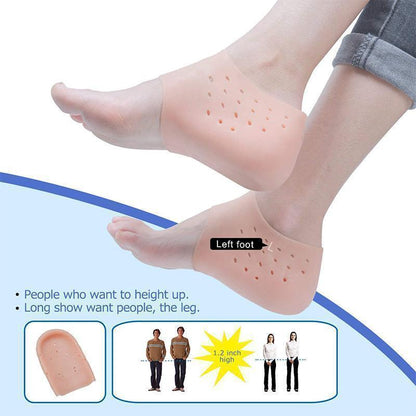 Invisible height-increasing insoles