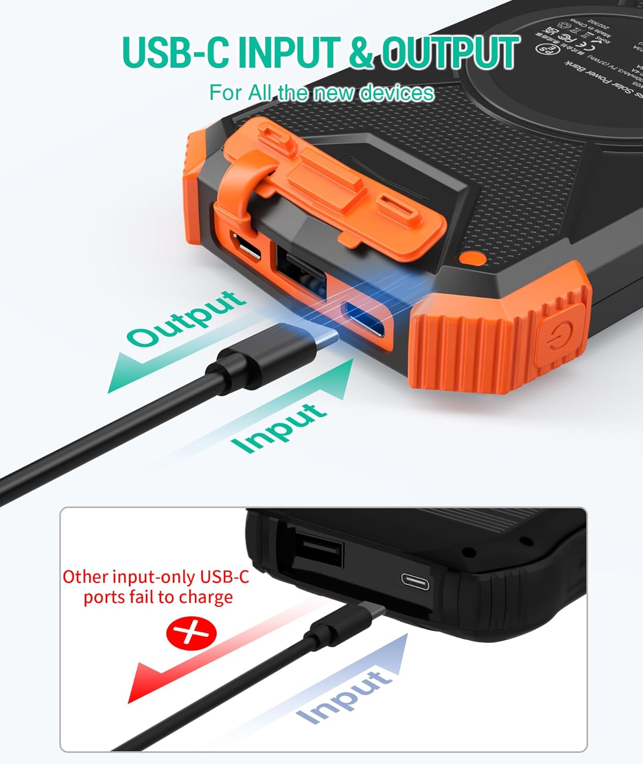 Rivanta Solar-Powerbank Emergency Powerbank IPX4 | Bowlift